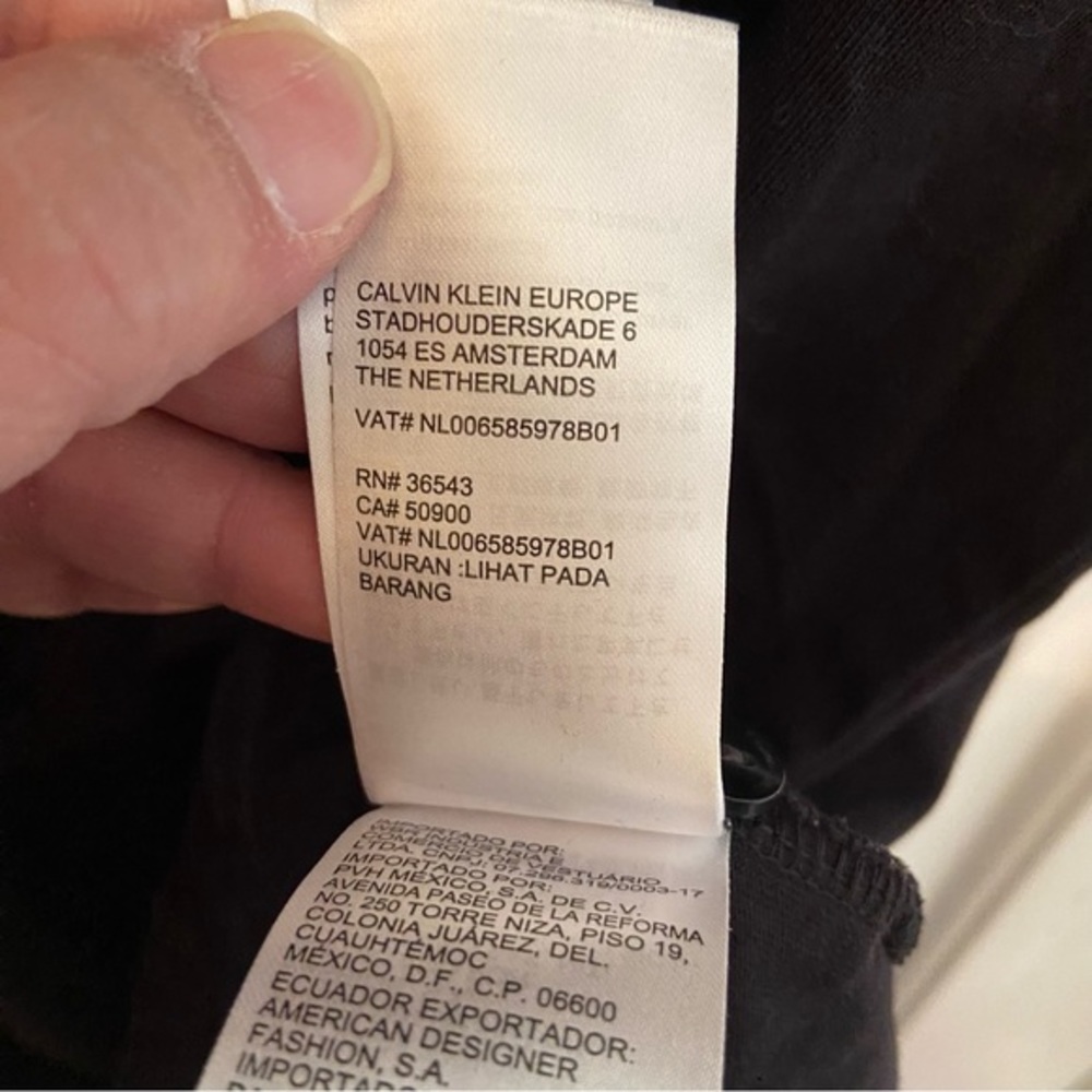 Calvin Klein Liquid Cotton black polo shirt Size XL‎ - Picture 7 of 9